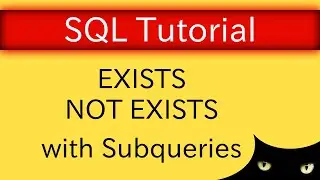 SQL Tutorial - NOT EXISTS | Database Tutorial 5i