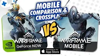 Warframe MOBILE vs Warframe on GeForce NOW Mobile | Gameplay Comparison