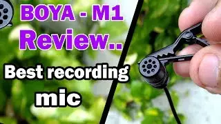 [HINDI] - Mic BOYA M1 Review ( best recording mic ? )