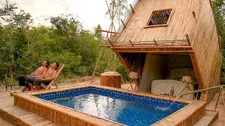 Build Craft Villa And Bamboo Swimming Pools [Full Video]