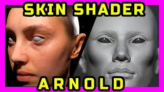 Emily Character 3D Model: Skin Shader 3D Tutorial for Beginners - www.digital-characters.com