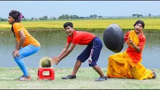 Must Watch New Special Comedy Video 2024 😎Totally Amazing Comedy 2023  Episode 348 By Bidik Fun Tv