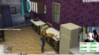 Режут кота в прямом эфире. The Sims 4