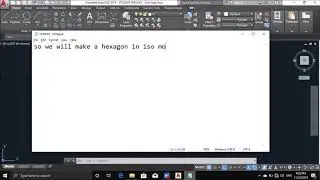 HOW TO DRAW HEXAGON IN ISOMETRIC MODE in AUTOCAD