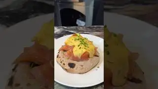 How We Make Eggs Royale Flatbread 🍳