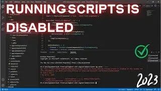 How To Fix Error: cannot be loaded because running scripts is disabled on this system  Powershell