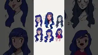 6 art styles meme challenge by Maria Malandrino #shorts