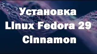 Установка Linux Fedora 29 Cinnamon – инструкция для начинающих