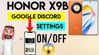 Honor X9b: Turning On/Off Google Discord #honorx9b #GoogleDiscord