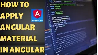 HOW TO ADD ANGULAR MATERIAL IN ANGULAR