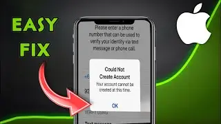 Fix “Your Account Cannot Be Created at This Time” Apple ID Error | Quick & Easy Solutions!