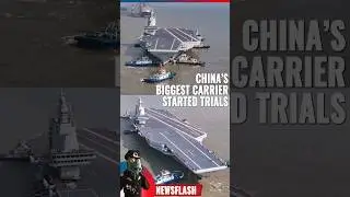 Chinas biggest aircraft carrier heads to sea for the first time