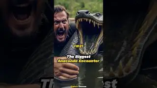 Insane Anaconda Encounter #joerogan #anaconda #snake #shorts