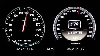 Acceleration Battle | BMW M5 F10 VS. AMG E63 W212 | 0-300