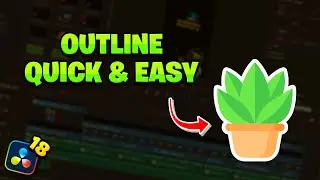 How To Add an Outline to Images in Davinci Resolve 18