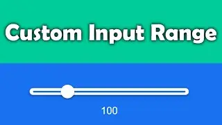 Custom Input Range | HTML & CSS & jQuery