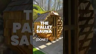 I Built a DIY Backyard Sauna #diy #sauna