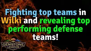 Fighting and revealing some of the toughest teams in one of the toughest guilds!! | Gemstone Legends