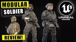 Unreal Engine 5 - Modular Soldier Pack (MARKETPLACE REVIEW)