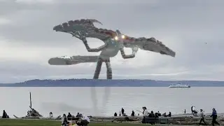 Space monster in real life