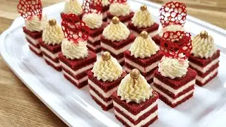 Red Velvet MINI Cake Recipe MAKE it at home for CHRISTMAS