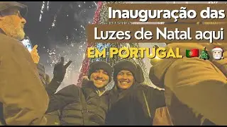 🎄😍INAUGURAÇÃO DAS LUZES DE NATAL EM LEIRIA PORTUGAL 🇵🇹 #natalemportugal