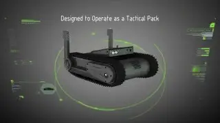 New light tactical tracked robot UGV DOGO General Robotics armed with Glock 26 9mm pistol