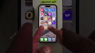 How To Move Apps on iPhone, iPhone 15 Pro Max!