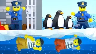 LEGO Prison Break in Arctic - Underwater Escape