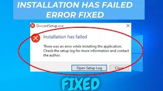 Fix DiscordSetup.exe Installation Has Failed Error | fixed (2023)