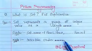 Python Sets | Learn Coding