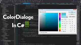 Using ColorDialog In C#