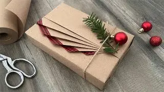 Gift Wrapping Idea | Fan Pleats with Washi Tape