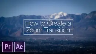 After Effects Tutorial - Smooth Zoom Blur Transition