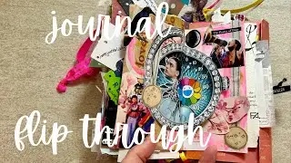 ⭐️Junk Journal With Me⭐️Junk Journal July 2024⭐️unnarrated junk journal flip through