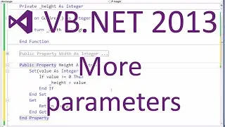 VB.NET 2013: Parameters - ByRef vs ByVal, Optional and Arrays