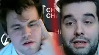 Ian Nepomniachtchi Gets Tilted and Talks to Himself While Magnus Carlsen is NOT Happy After the Game