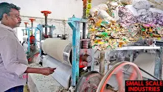 How They Recycle Tons of Waste Material to Manufacturing Massive Cardboard Carton Sheets video
