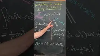 Integrate to make trig identities.