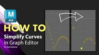 How To : Simplify Curves in Autodesk Maya