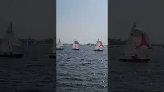 Regatta on Lake Tjoke Meer in Friesland. Netherlands