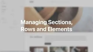 Managing Sections, Rows and Elements | YOOtheme Documentation