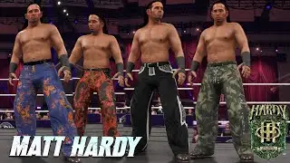 BROKEN MATT HARDY ATTIRES Entrance/GFX |WWE2K24 MODs