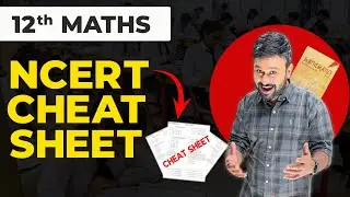 Half Yearly Exam Cheat Sheet Revealed! By Rohit Solanki Sir's | Class 12 Maths |Vidyawise