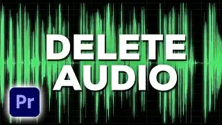 How to delete only audio in Premiere Pro [TUTORIAL]