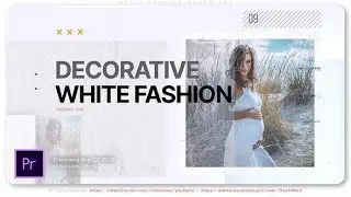 Premiere Pro Template: White Fashion Promo