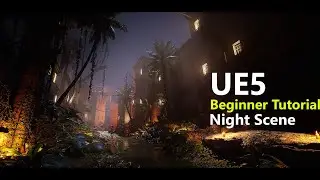 Foggy Night UE5 Beginner Tutorial | DesignwithDan