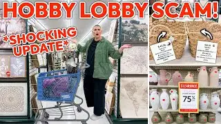 IS HOBBY LOBBY STILL SCAMMING PEOPLE?! *SHOCKING UPDATE* 😵 | 75% Off Clearance Decor Finds