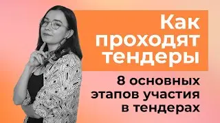 Как проходят тендеры? 8 основных этапов участия в тендерах.