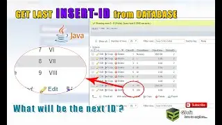 how to get last insert id from database using java | java tutorials #40